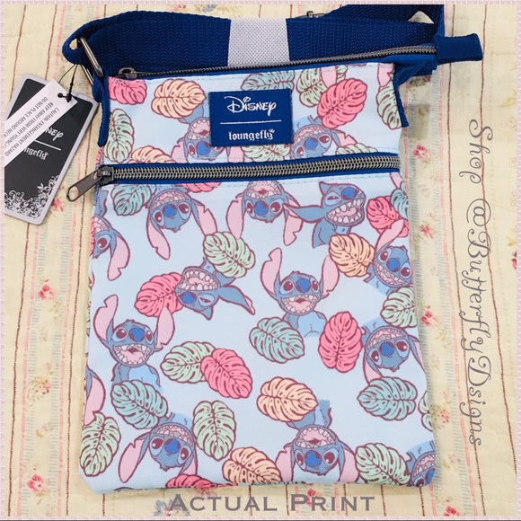 Loungefly Disney Stitch Passport Crossbody - Picture 2 of 7